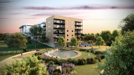 A rendering of The Bend