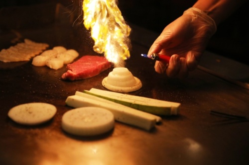 Jinbeh offers hibachi and sushi at its restaurants, all prepared fresh and, in the case of hibachi, in person. (Liesbeth Powers/Community Impact Newspaper)