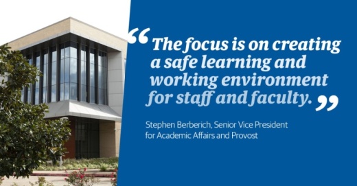 UHCL has come up with an in-person and remote learning plan for the upcoming school year. (Designed by Community Impact staff)