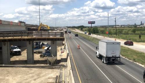The Texas Department of Transportation is reconstructing the Posey Road bridge at I-35. (Courtesy TxDOT)