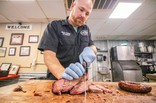 Justin Pearson opened San Marcos BBQ in 2014 and incorporated family recipes. (Courtesy San Marcos BBQ)
