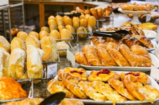 Bear claws are one of the most popular items alongside other baked goods and deli meats. (Warren Brown/Community Impact Newspaper)