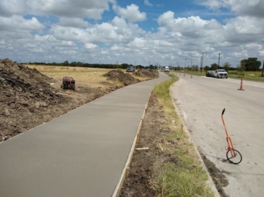 Work on the city’s 2020 Sidewalk Improvements Project began this summer. Improvements range from pedestrian ramp work to 8-foot-wide hike and bike trails at various locations throughout the city, including west of Coit Road at Collinsbrook Drive. (Courtesy city of Frisco)