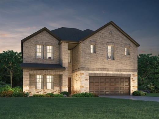 Meritage Homes will open its two-story model home this fall in Alexander Estates, located near Hufsmith-Kohrville and Spell roads in Tomball. (Rendering courtesy Meritage Homes)