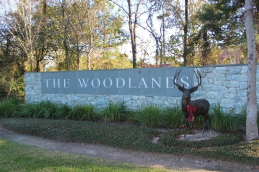 The Woodlands Township entrance