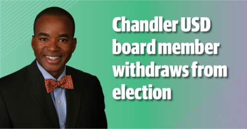 David Evans has formally withdrawn from the Chandler USD governing board race. (Community Impact staff)