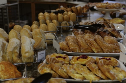 Pastries and kolaches are among the many baked goods offered at Uwe's Bakery & Deli. (Warren Brown/Community Impact Newspaper)