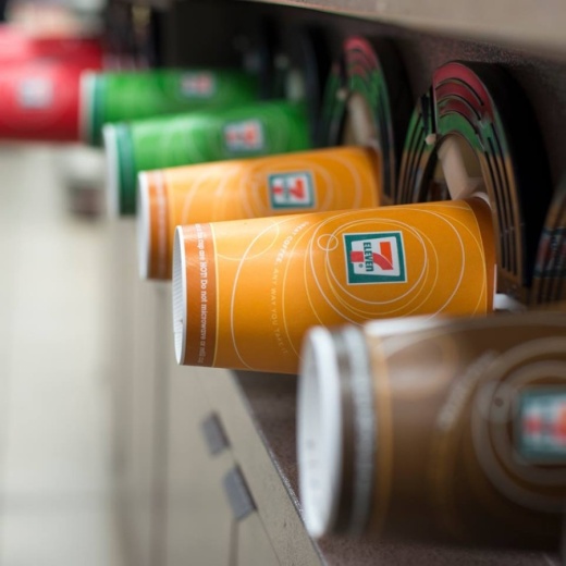 The Dallas-based convenience store chain is known for its Slurpees and self-serve soda fountains, which are available 24/7. (Courtesy 7-Eleven)