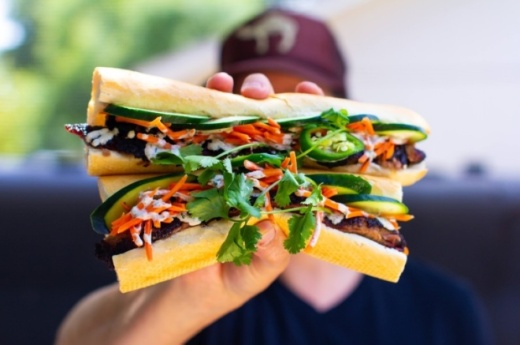 Texas barbecue and Vietnamese fusion spot Smokin' Beauty is holding its grand opening Aug. 28. The eatery features signature fusion dishes, such as its smoked brisket banh mi. (Courtesy Smokin' Beauty)
