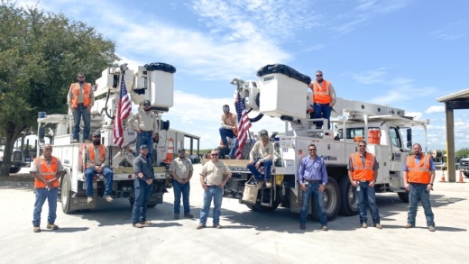 The crew will continue to serve the cities of Hemphill and Jasper. (Courtesy New Braunfels Utilities)
