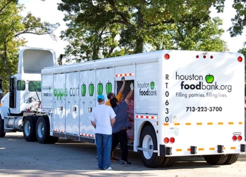 Cy-Hope has partnered with the Houston Food Bank to distribute food during the coronavirus outbreak. (Courtesy Cy-Hope)
