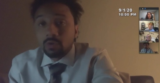 Kyle City Council Member Dex Ellison speaks about creating a committee to rename Rebel Drive during the Sept. 1 meeting. (Screenshot courtesy city of Kyle)