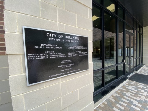 Bellaire residents can drive by and pick up postage-paid voter registration forms in front of City Hall on Sept. 22. (Hunter Marrow/Community Impact Newspaper)
