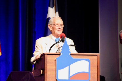 In December 2019, Brig. Gen. Charles Duke was named the 2020 Texan of the Year. (Lauren Canterberry/Community Impact Newspaper)