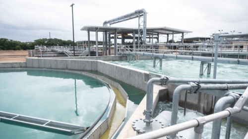 The Gruene Water Reclamation Facility is capable of treating up to 2.5 million gallons of wastewater. (Courtesy New Braunfels Utilities)