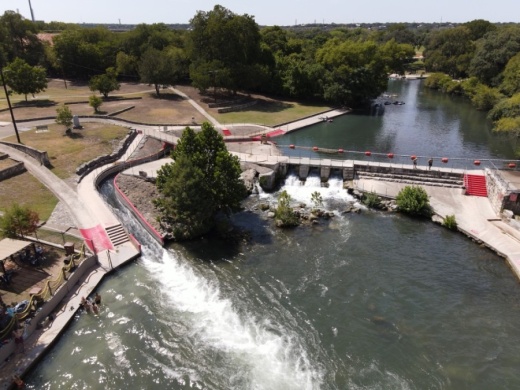 The city of New Braunfels has opened its river parks as of Sept. 9. (Warren Brown/Community Impact Newspaper)