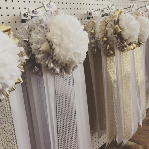 Magnolia-based MUMtastic Homecoming Store specializes in customized homecoming mums, garters and other school spirit items. (Courtesy MUMtastic Homecoming Store)