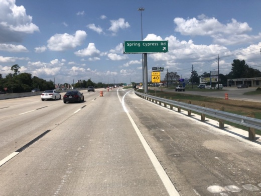 The new ramps opened the weekend of Sept. 12-13. (Courtesy Texas Department of Transportation)