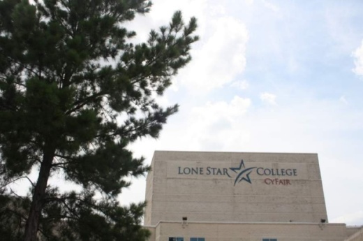 Lone Star College-CyFair is located on Barker Cypress Road. (Danica Lloyd/Community Impact Newspaper)