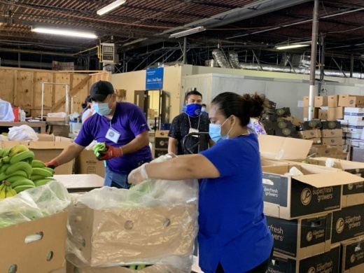 The Houston Food Bank is looking for more volunteers as it handles increased food distribution during COVID-19. (Courtesy Houston Food Bank)