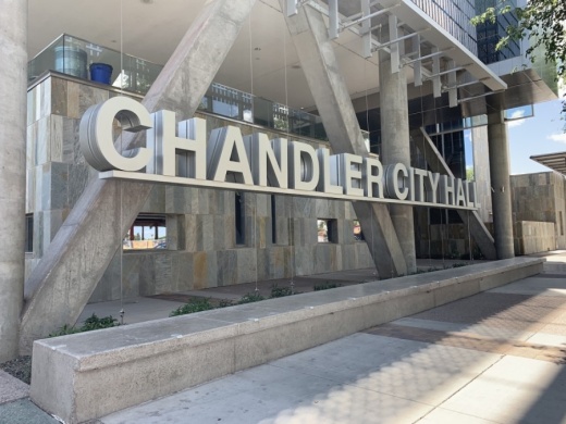 City of Chandler headquarters in downtown Chandler.  (Alexa D'Angelo/Community Impact Newspaper)