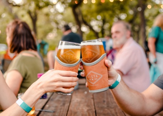 Vista Brewing will host a pop-up beer garden at the Hill Country Galleria starting Sept. 24. (Courtesy Giant Noise Public Relations)
