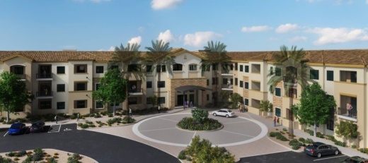 Cadence Chandler, a new senior living community, is set to open in October 2021. (Rendering courtesy Cadence Chandler)