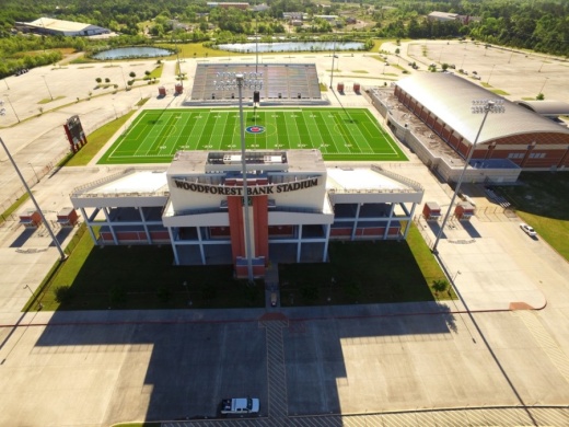 Conroe ISD's six high schools will host football games at Woodforest Bank Stadium and Moorhead Stadium this fall. (Courtesy Conroe ISD)