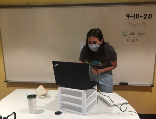 Austin ISD teachers have been able to teach virtually from their classrooms to start the school year. Some students will return to the classroom Oct. 5. (Courtesy Austin ISD)