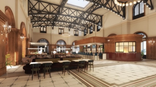 Harvest Hall will have seven kitchens in total as well as a bar area. (Courtesy LDWW Group)