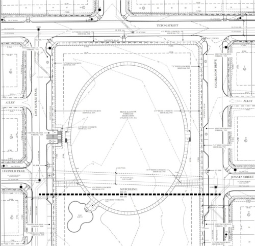 The city of Frisco and GRBK Edgewood LLC entered into a development agreement to revise the layout and amenities for the park space near Eldorado Parkway and Coit Road. (Site plan courtesy city of Frisco)