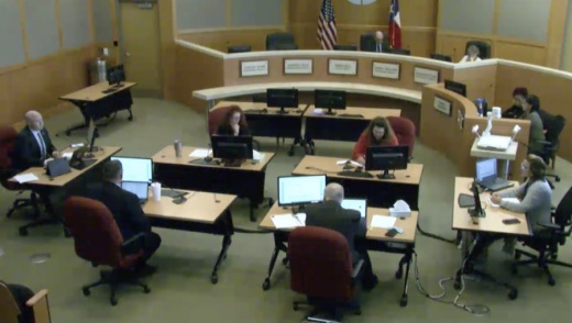 Collin County commissioners update the county subdivision regulations during their Sept. 28 meeting. (Screenshot courtesy Collin County)