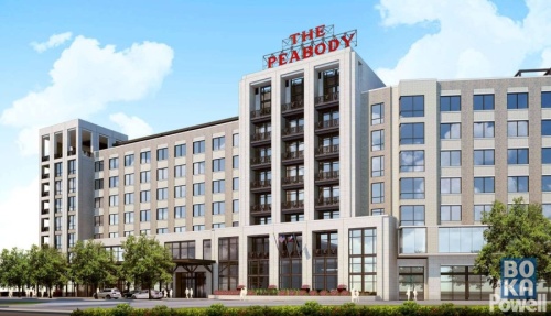 The Peabody Roanoke has been delayed due to the COVID-19 pandemic. (Rendering courtesy Peabody Hotels & Resorts)