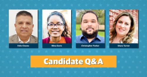 Four candidates will run for two open seats on Hutto ISD's board of trustees. (Community Impact staff)