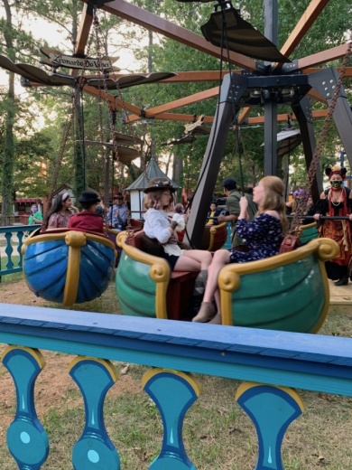 The DaVinci's Flying Machine is a new attraction at the festival this year. (Courtesy Texas Renaissance Festival)