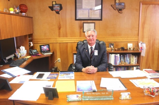 Superintendent Eric Wright received a sizable pay bump, and his contract was extended through 2025. (Courtesy Hays CISD)