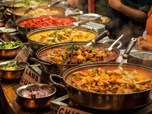 The eatery will serve Indian and Pakistani street food with global influences. (Courtesy Adobe Stock)