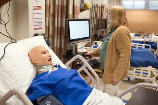 The Tomball Regional Health Foundation awarded $122,856 to the lifePATH program for the implementation of a wraparound support coach and academic strategist and $101,839 to go toward the purchase of health care training equipment for campus nursing programs. (Courtesy Lone Star College)