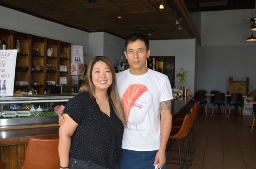 Judy Yoon and Mike Kim opened their restaurant in 2015. (Taylor Girtman/Community Impact Newspaper)
