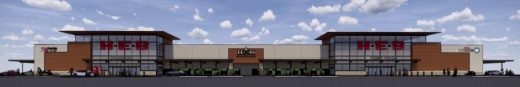 Leander’s newest H-E-B will be located at 19348 Ronald W. Reagan Blvd. in the new Bar W Marketplace. (Rendering courtesy H-E-B)