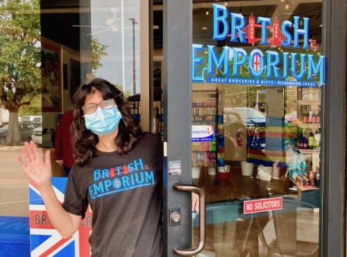 Sheela K. Bailey is the owner of British Emporium, which now has a pop-up location in Richardson inside restaurant Fish & Fizz. (Courtesy British Emporium)