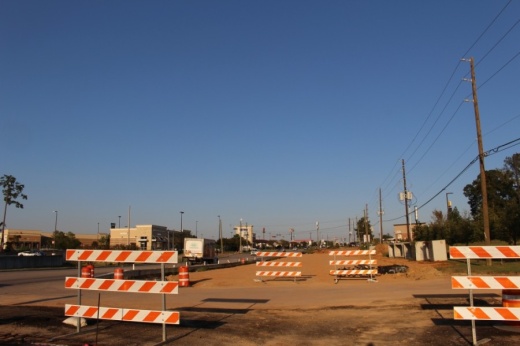 Work to widen FM 1097 in Willis was partially funded by the county's 2015 bond. Since then, the county has identified other major thoroughfares that need improvement in its 2016 thoroughfare plan, and it is now beginning to update that plan. (Eva Vigh/Community Impact Newspaper)