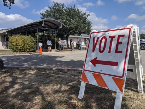 Comal County has recorded 8,845 in-person votes in the first two days of early voting. (Lauren Canterberry/Community Impact Newspaper)