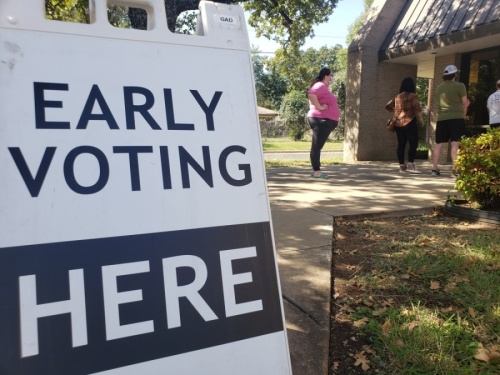 Nearly one third of Williamson County's registered voters have turned out in the first six days of early voting. (Ali Linan/Community Impact Newspaper)