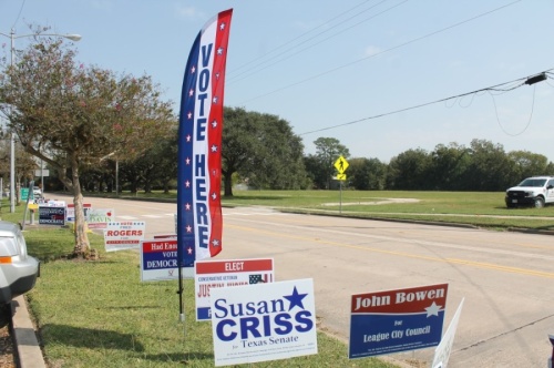 Galveston County is seeing strong early voter turnout. (Colleen Ferguson/Community Impact Newspaper)