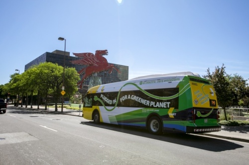 About 55% of DART’s bus service currently focuses on high-ridership routes, while the rest is used to provide coverage, according to Mark Nelson, director of transportation for the city of Richardson. (Courtesy DART)