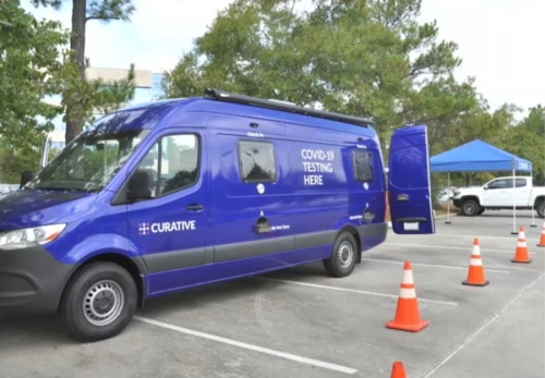 A Curative van will offer free COVID-19 testing in The Woodlands Township starting Oct. 23. (Courtesy The Woodlands Township)