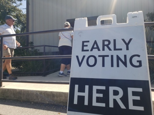 More than half of Williamson County eligible voters have already cast their ballot ahead of the November election. (Ali Linan/Community Impact Newspaper)