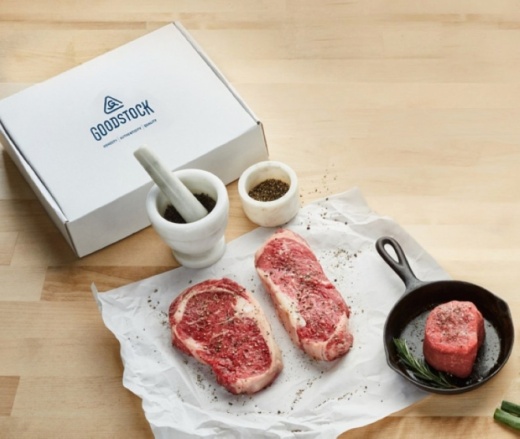 Customers can order Goodstock Angus and Goodstock Black Label beef, including ribeye steaks, strip steaks, filets and ground chuck. (Courtesy Nolan Ryan brands)
