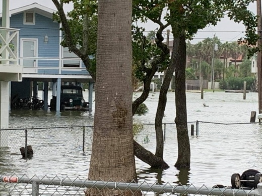 Roads and parks around League City, Pearland, Clear Lake and Friendswood floooded recently due to Tropical Storm Beta. (Courtesy city of League City)